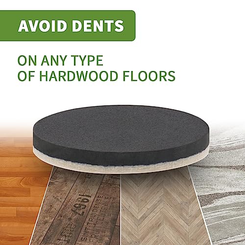 Furniture Sliders for Hardwood Floors 16 PCS - 3 1/2 inch Sliders for Moving Furniture – Felt Furniture Pads for Hardwood Floors - size: 16 Pcs 3 1/2" Beige