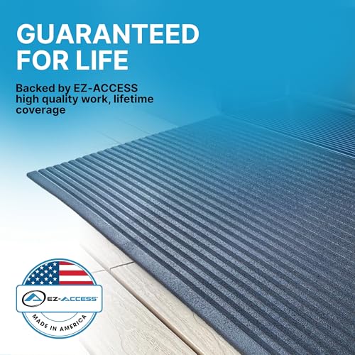 EZ-ACCESS Transitions Angled Entry MAT, Black, .75-in - color: Black, size: 0.75 Inches