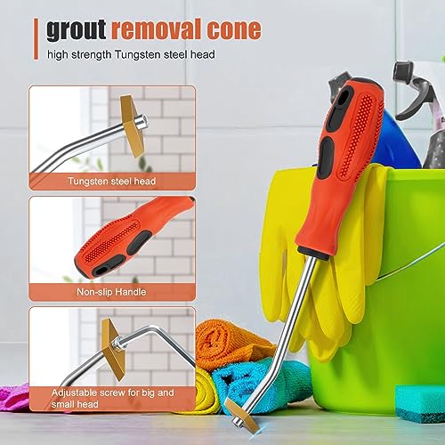Caulking Tool Kit, Matework Stainless Steel Caulk Remover Caulking Tool Set with Cut Resistant Gloves, Scraper, Silicone Caulking Tools, 4 in 1 Caulking Finishing Tool for Bathroom Kitchen Living Room - color: Silver kit