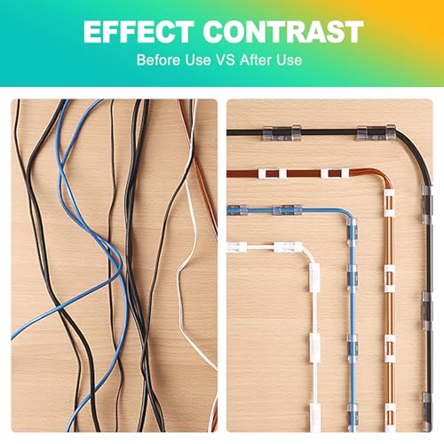 10 Pieces Self Adhesive Power Strip Holder – No-Drill Wall Mount for Surge Protectors & Extension Cords, Home, Office & Kitchen Cable Organizer