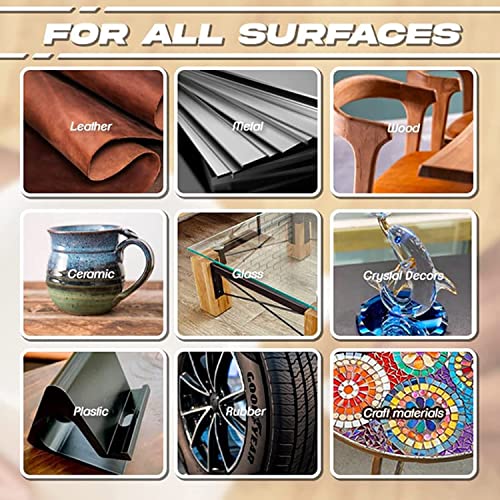 Glureo Multipurpose High-Grade Bonding Glue, All Purpose Repair Glue, 401 Instant Adhesive Super Strong Liquid Glue for Ceramic,Plastic,Wood, Metal (2PCS) - color: 2pcs