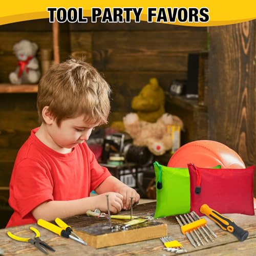 102 Pieces Mini Operation Tool Kit Bulk for Christmas Child Shoebox Gift Small Emergency Compact Tool Set for Beginner, Apartment, Office,DIY Projects, Home Maintenance