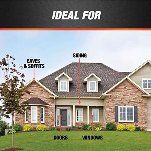DAP Dynaflex Ultra Advanced Exterior Sealant, Iron Gray, 10.1 Oz (7079818215) (Pack of 2) - color: Iron Gray, size: 10.1 Oz (Pack of 2)
