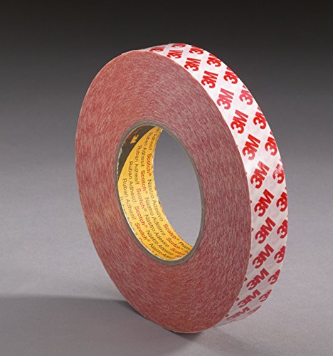 3M 9088 Double-Sided High Performance Clear Tape; 12mm x 50m