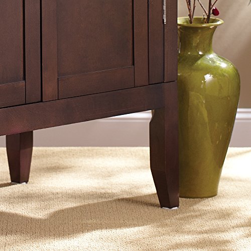 Super Sliders 1-11/16 Inch Round Self-Stick Furniture Sliders to Move Items Easily Across Carpet, Beige, 4 Pieces (4602395N) - color: Beige, size: 1-11/16", 4 Pack