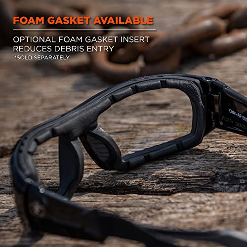 Ergodyne Skullerz ODIN Anti Scratch Safety Glasses, Anti-Fog, ANSI z87.1 - color: Smoke Lens
