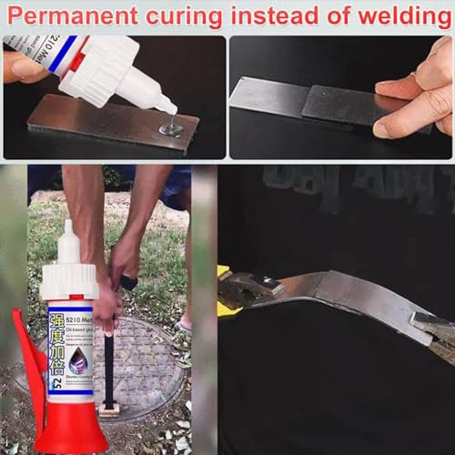 Powerful Solder Multi-Material Repair Adhesive, 5210 Met Oil Based Glue, 5210 Glue, 5210 Powerful Solder Multi-Material Repair Adhesive for Wood Furniture Cup Shoe (3PCS) - color: 3PCS