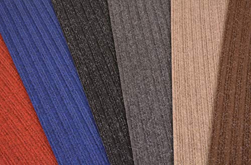 Stair Treads Collection Indoor Skid Slip Resistant Carpet Stair Tread Treads (7 inch x 24 inch) (Black, Set of 13) - color: Black, size: 13 Pcs - 7"x24"
