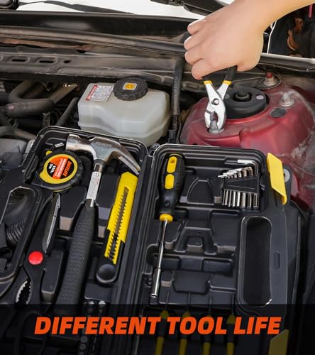 40-Piece Tool Set - General Household Hand Tool Kit with Plastic Toolbox Storage Case… - style: 40 Piece