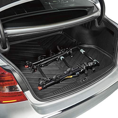 Allen Sports Deluxe 4-Bike Trunk Mount Rack, Model 104DB-R , Black - color: Red/ Black, size: 4-bike, style: Bike Rack