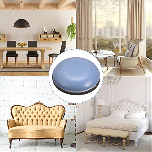 uxcell 55/64-Inch Round PTFE Furniture Sliders, Adhesive Self Stick for Wood Floors, Ceramic Tile and Carpeting 8pcs - size: 55/64-Inch