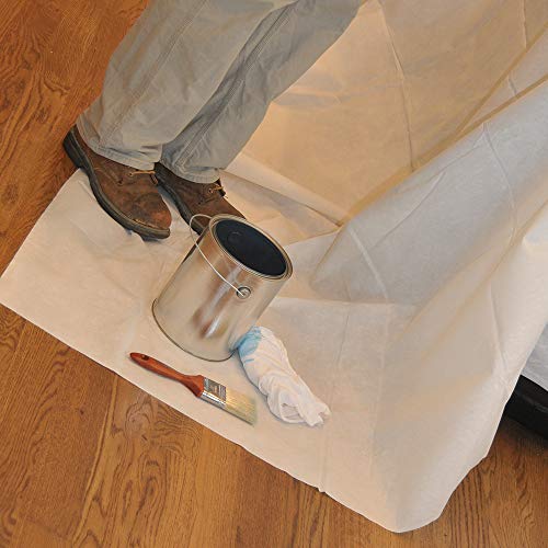 Trimaco 2602 Double Guard Super Tuff 2-Layer Drop Cloth, 4-feet x 10-feet, Whites - size: 4-feet x 10-feet