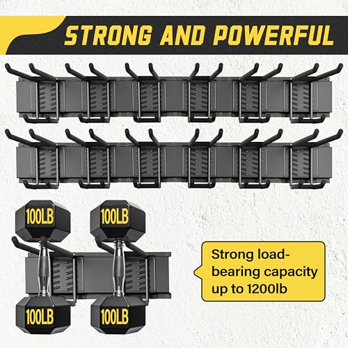 klasit Garage Wall Organizer,21Pack Carries 1200 lbs,Garden Tool Organizer 99in With Large Storage Space,Easy Assembly, Sturdy Design,for Efficient Tool Storage Garage Organization - size: 99"21pack