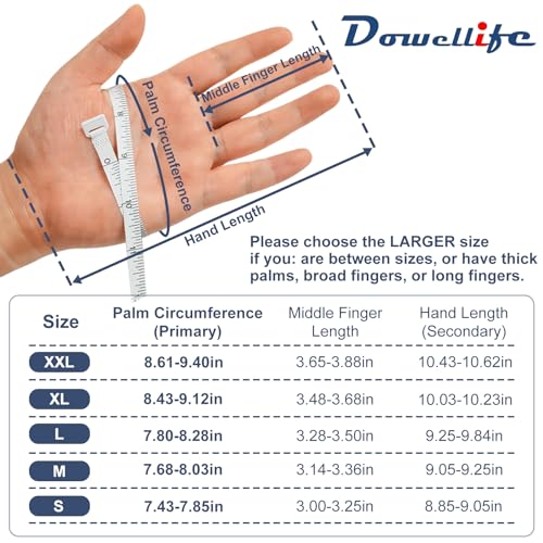 Dowellife Level 9 Cut Resistant Glove, Grey, X-Large, 2 Pcs - size: X-Large (Pack of 2)