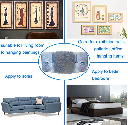 Cerpourt Metal Sectional Couch Connectors Furniture Interlocking,Sectional Sofa Fastener Software Bracket with Screws for Loveseat, Recliner, Chair or Chaise Lounge (4 Pcs)