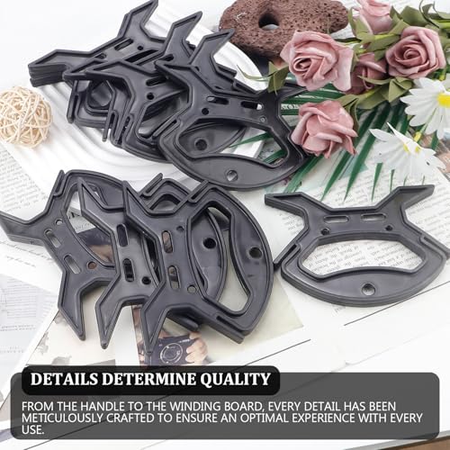 10 Pcs String Winder, Rope Spooler, Winder Kite Reel Cord Organizer, Wind Up for Cord Fishing Tools (Small) - size: Small
