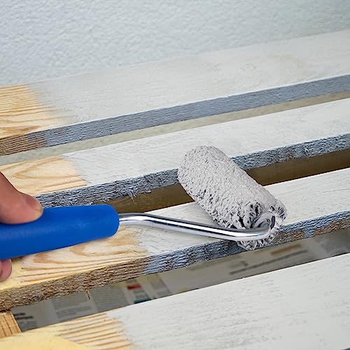Mister Rui Paint Roller Kit, 25 Pack, 2 Inch Microfiber Paint Rollers 10 mm Nap, Small Paint Roller Kit, Mini Paint Roller, Paint Tray with Liners, Sponge Paint Brush, Mini Rollers for Painting - size: 2 Inch,25 Pack