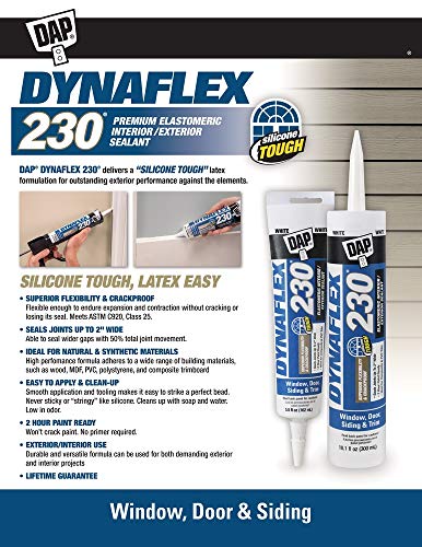 DAP 7079818280 DYNAFLEX 230 Black Raw Building Material, 10.1 oz