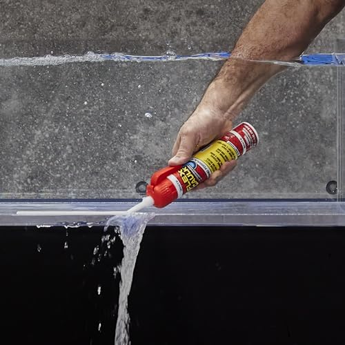 Flex Caulk, Waterproof & Weatherproof Hybrid Polymer Sealant, Strong, Paintable, Indoor, Outdoor, Bath, Shower, Sink, Window, Baseboards, Door, RV, Roof, Wood, Auto & Marine, Clear, 3 oz, 1-Pack - style: Hybrid, Clear, 3 oz, 1-Pack