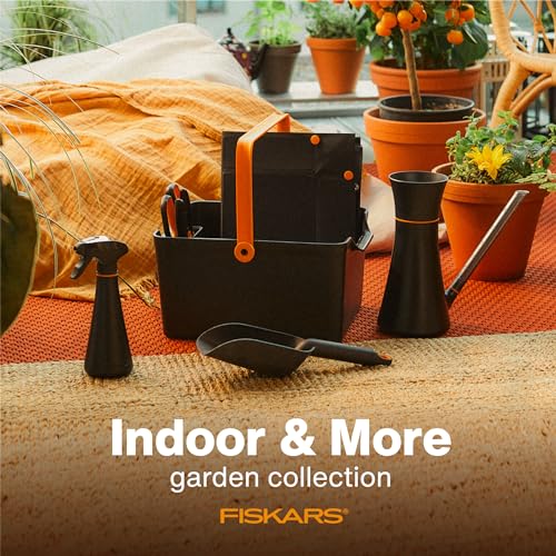 Fiskars Garden Tool Caddy, Portable Storage Organizer with Locking Handle and Removable Bin (Wall-Mountable) for Snips & Pruners, Durable Recycled Resin Carrier for Indoor & Outdoor Gardening - style: Tool Caddy