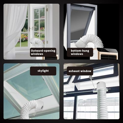 157"/400CM Portable AC Window Seal Kit - Air Conditioner Window Seal for Window Air Conditioner & Dryer, Waterproof Window Seal Kit, Easy Install for Push Out Windows - size: 400CM (157")