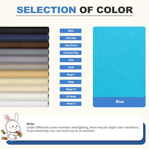KING MOUNTAIN Canvas Repair Patch 16×60 Inch Self-Adhesive Waterproof Fabric Patch for Sofas, Tents, Furniture,Tote Bags, Car Seats (Blue) - color: Blue, size: Canvas-16"W×60"L