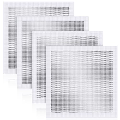 Yaocom 4 Pcs 12x12 Inch Drywall Repair Kit Self Adhesive Mesh Drywall Repair Patch Set with Sanding Pads and Scraper Heavy Duty Metal Aluminum Dry Hole Patch Tools for Large Hole Wall Ceiling Tool - size: 12 x12"