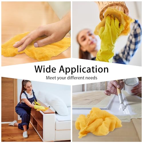 8 Pack Tack Cloths, Tack Rags for Woodworking, 17.7 x 35.4 in Tac Cloth Dust Stain Rags for Automotive Painting, Sanding, Cleaning, Dusting, Staining