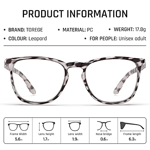 TOREGE Safety Glasses, Safety Goggles Protective Eyewear With Anti-Fog And Anti-Blue Light Lenses For Nurse Women (Leopard & Yellow) - color: Leopard & Yellow