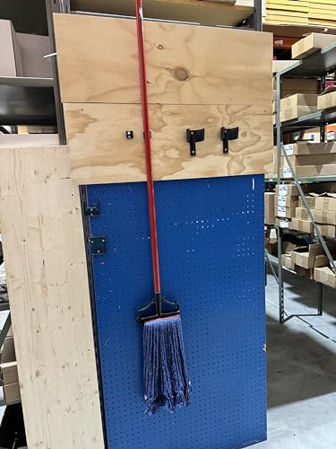 StealthMounts Mop Broom & Yard Tool Holders -10 Pack | Mop and Broom Holder Wall Mount | Broom Hanger Wall Mount