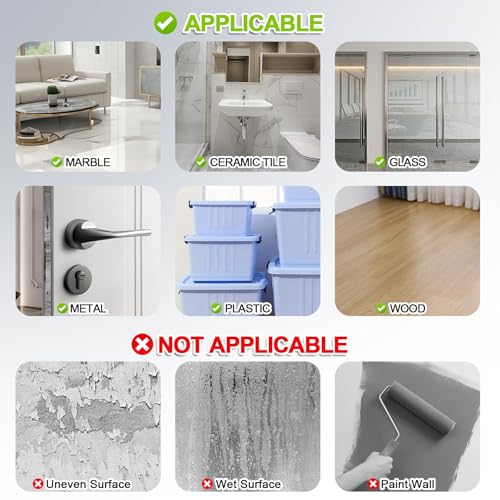 Nano Double Sided Tape Heavy Duty, 9.85FT Multipurpose Strong Mounting Tape, Reusable Removable Washable Traceless Gel Grip Adhesive for Carpet, Poster Sticky Wall, Home, Office Decor. - size: Length:9.85 FT - Width:1.2inches