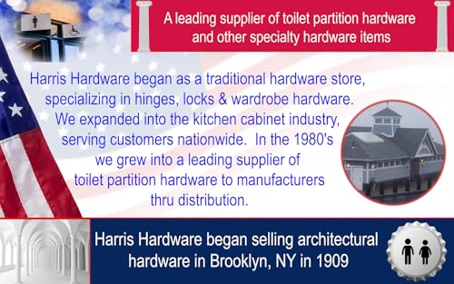 Harris Hardware TP5050 Slide Latch 3-1/2" Center to Center Die Cast
