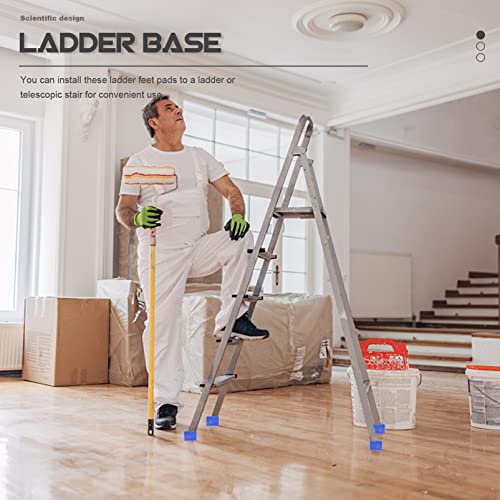 Balacoo Non-Slip Ladder Feet Mats Ladder Pad Covers for Stairs in Rubber for Home Industrial Use
