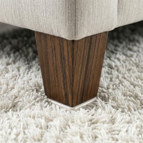 8 Pack Furniture Sliders for Carpet & Hardwood Floors, 1.6" and 2" Square Plastic Self-Adhesive Sliding Pads, Chair Sliders for Wood Floors Heavy Duty - Moving Furniture Easily & Safely (Gray)