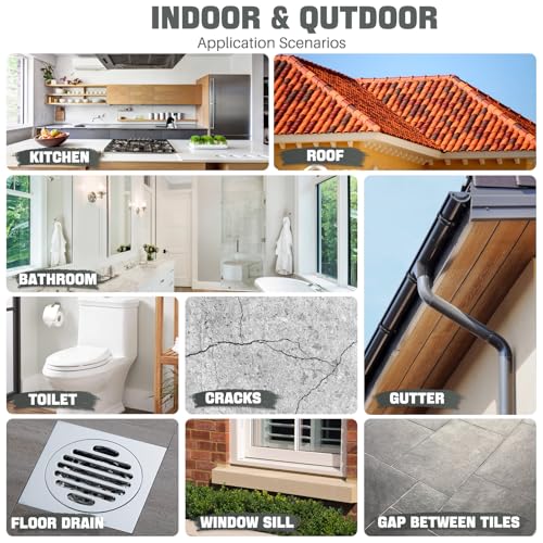 NYBQ Waterproof Sealant Coating 35oz, Transparent Invisible Waterproof Agent, Super Strong Anti-Leakage Polyurethane Coating for Bathroom, Roofs, Kitchen, Patio, Walls, Indoor & Outdoor - style: 35OZ