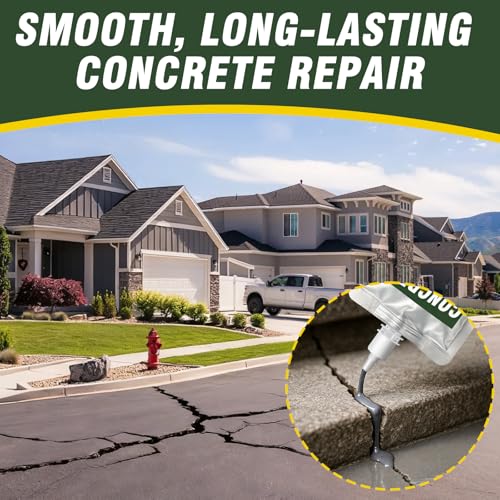 Concrete Crack Filler, 200g Cement Crack Filler, High Elasticity Self Leveling Crack Sealant, Waterproof Concrete Caulk for Driveway, Walkway, Patio, Indoor and Outdoor Joint Repair