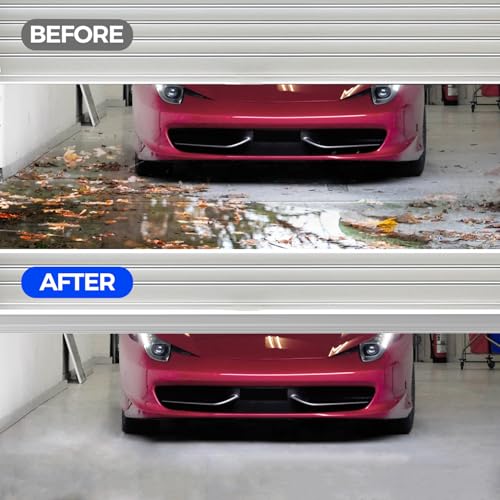 Holikme Garage Door Seals Bottom Rubber,Door Threshold Ramps,Flexible Garage Door Seal, Weather Stripping Kit Seal Strip Replacement,5/16 Inch T-End,3.74 Inch Width (22Ft, Grey) - size: 22FT-Grey