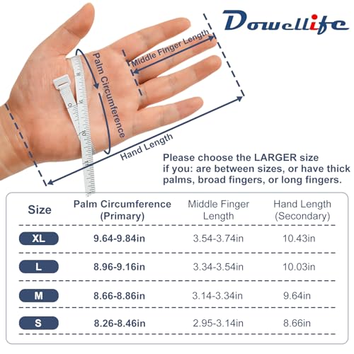 Dowellife Cut Resistant Gloves A9 Maximum Protection - Food Grade Kitchen & Chef Gloves for Food Prep, Knife Cutting, Mandoline Slicing, Butcher, Oyster Shucking, Fish Handling (Large) - size: Large (Pack of 1)