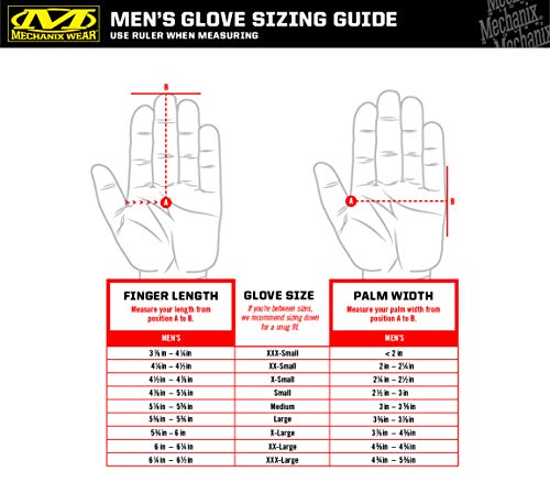 Mechanix Wear Original Leather Gloves - Durable Synthetic Leather Gloves for Protecting Hands - Comfort Fit - Breathable - Abrasion Resistant - Machine Washable - Brown/Black - Small - size: Small