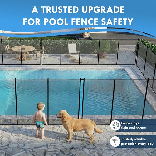 Pool Fence - Quick Lock Latch - Replaces Outdated Hook & Eye Style Latches – Durable Aluminum Pool Fence Lock Connector | DIY Pool Fence Easy Installation & Fits Most Mesh Safety Fences
