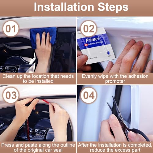 alophoty 40 Ft Rubber Weather Stripping Door Seal, D Shaped Automotive Weather Stripping, Car Door Seal Strip, Self Adhesive Soundproofing Weatherstripping for Doors Windows Car Truck Auto RV - size: 0.39"x0.39"-40ft