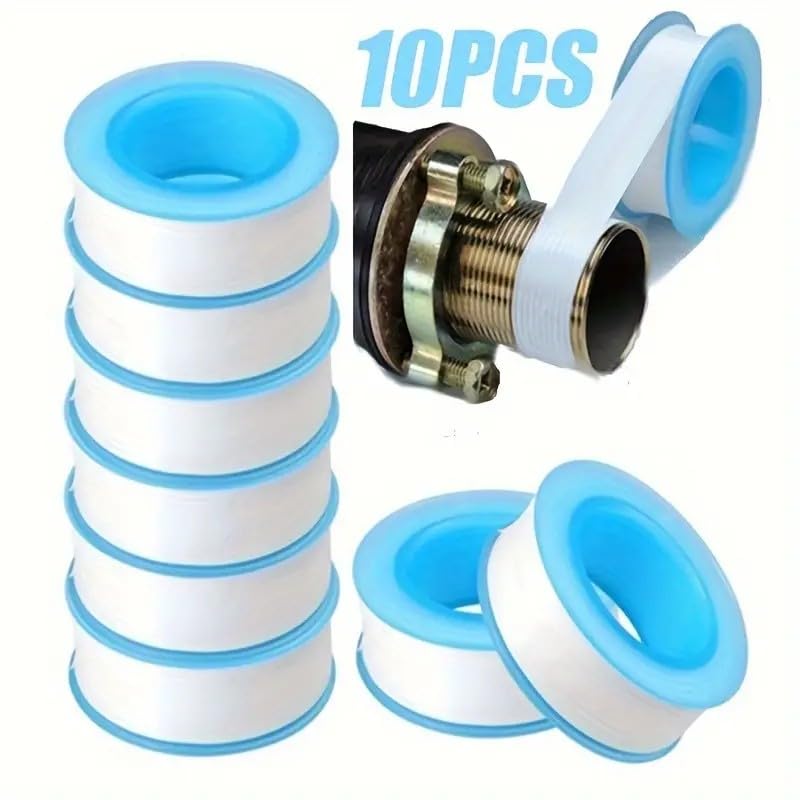 Thread Seal Tapes for Plumbers, Sealant Tape for Leak Water Pipe Thread(1/2-118inch-10Roll)