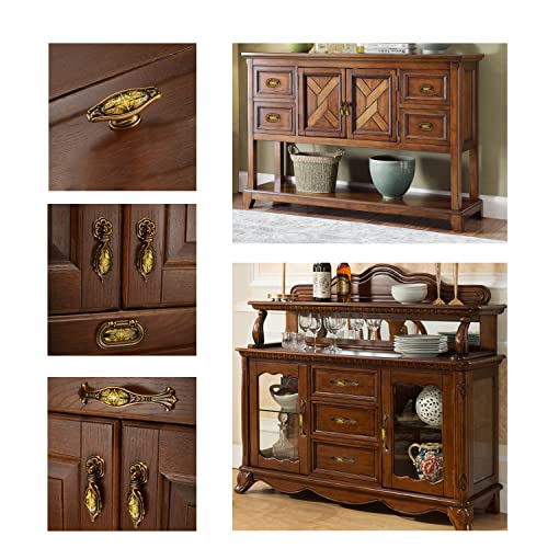 Drop Pendant Knobs Zinc Alloy Cabinet Pulls Furniture Knobs Sunset Pattern Cupboard Handle Drawer Pulls Solid Metal Kitchen Hardware Handles for Cabinet Drawer Wardrobe (2pcs/Set) - color: Sunset, size: Drop Pendant