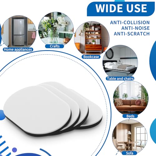 Geelin 20 Pcs Furniture Sliders for Hardwood Floors 3 1/2'' x 6" Felt Oval Reusable Furniture Moving Pads Heavy Duty Felt Sliders for Hard Surfaces Protectors, Effortless Moving Couches Beds
