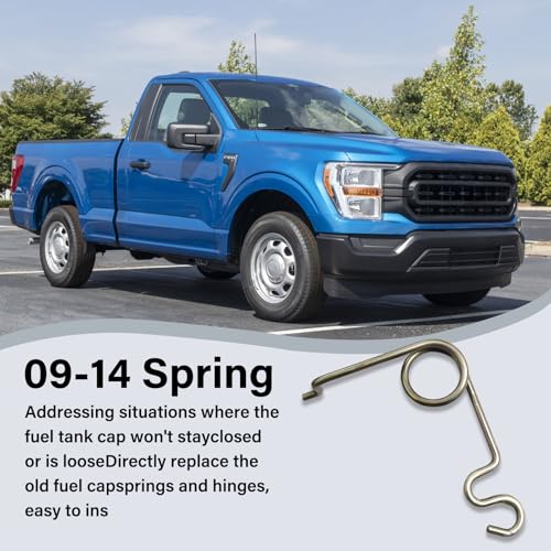 Ford F150 Fuel Door Lid Clip and Spring Repair (09-14) - size: 09-14 Spring