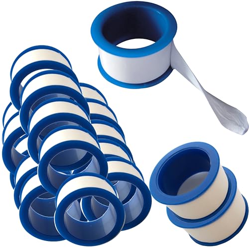 Thread Seal Tape 60" Thread Roll Bulk | White | Pipe Repair Sealing and Plumbing Installation Wrap (250)