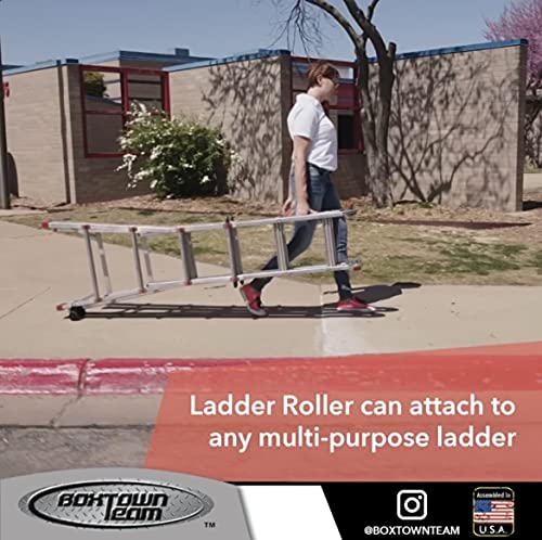Boxtown Team Ladder Roller (Black Ladder Roller + Carrier) - color: Black Ladder Roller + Carrier