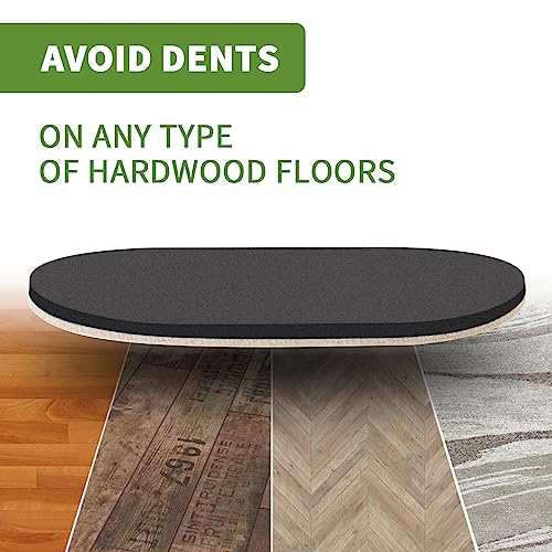 Furniture Sliders for Hardwood Floors 4 PCS - 9 1/2 inch Sliders for Moving Furniture – Felt Furniture Pads for Hardwood Floors - size: 4 PCS 9 1/2" Beige