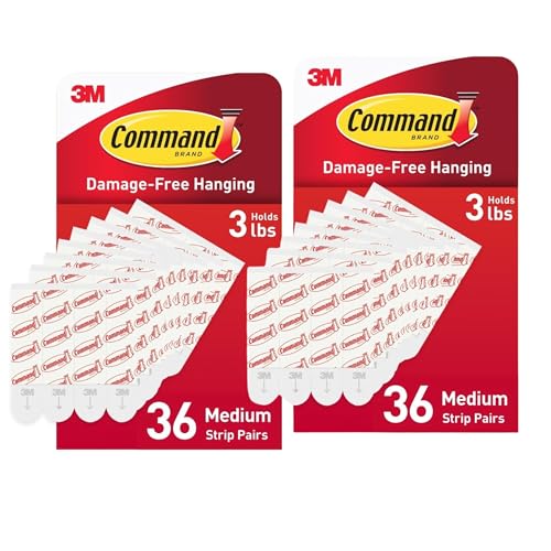 Command Medium Refill Adhesive Tape Strips (72 Strips) - style: 72 Strips