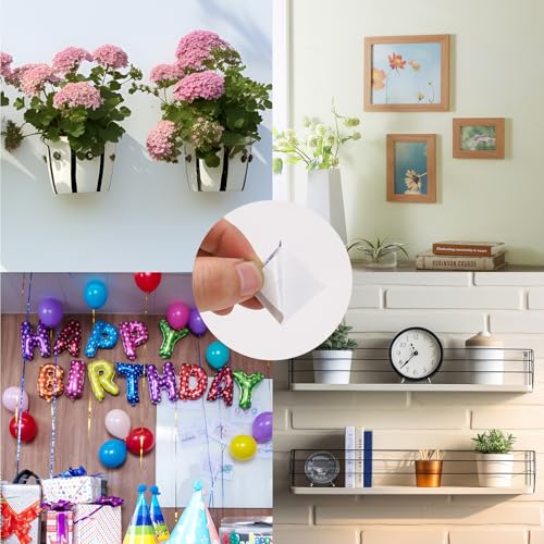200Pcs Square Double Sided Foam Tape,27x27mm Strong Adhesive Heavy Duty Mounting Stickers for Photo Albums, Hooks, Mirrors, Bookcases. - size: Square-200PCS